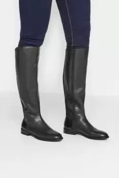 Leather Knee High Boots