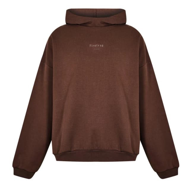 Firetrap Tonal Hoodie Mens - Brown Brown S