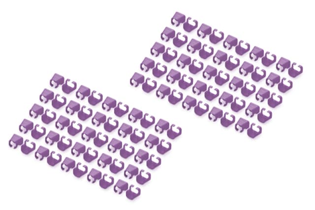 Digitus Color clips for Patch cable - Violet