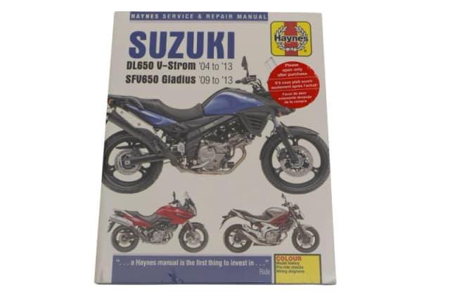 5643 - Haynes Service Manual For Suzuki DL 650 2004-2010 5643