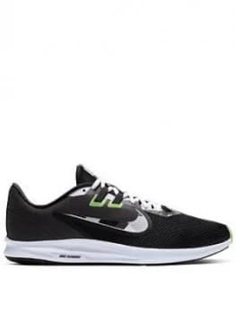 Nike Downshifter 9 - Black/White/Grey, Size 6, Men