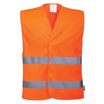Portwest Two Band Class 2 Hi Vis Waistcoat Orange 4XL / 5XL