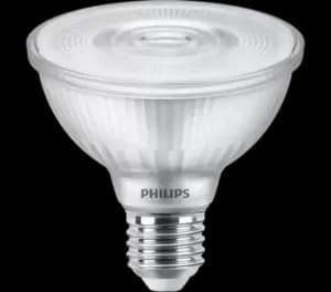 Philips Master Value LED 9.5W-75W ES E27 PAR30 R95 2700K Dimmable Bulb - Warm White - 76860700