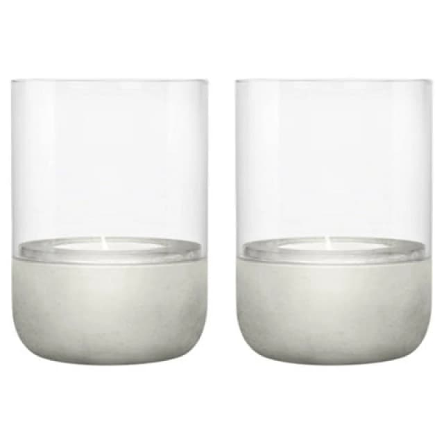 Blomus Set Of 2 Calma Tealight Holder Extra Small - Grey