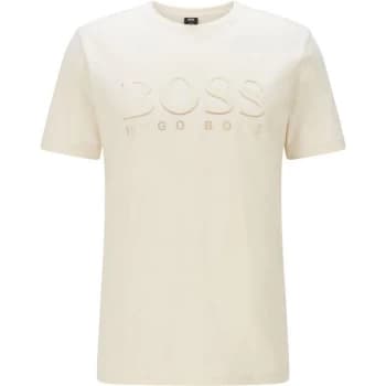 Hugo Boss Athleisure Logo 3 T-Shirt Open White Size M Men