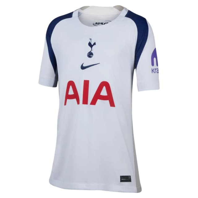 Nike Tottenham Hotspur Home Shirt 2025 2026 Juniors White male 7-8 (S)