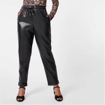 Biba BIBA PU Joggers - Black