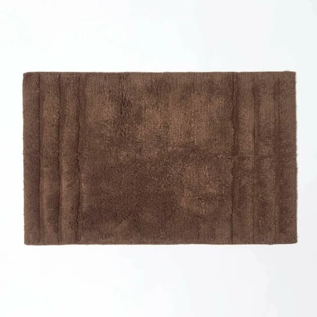 Homescapes Spa Supreme Luxury Bath Mat Brown