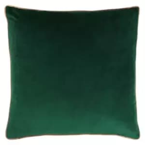 Meridian Velvet Cushion Emerald/Blush