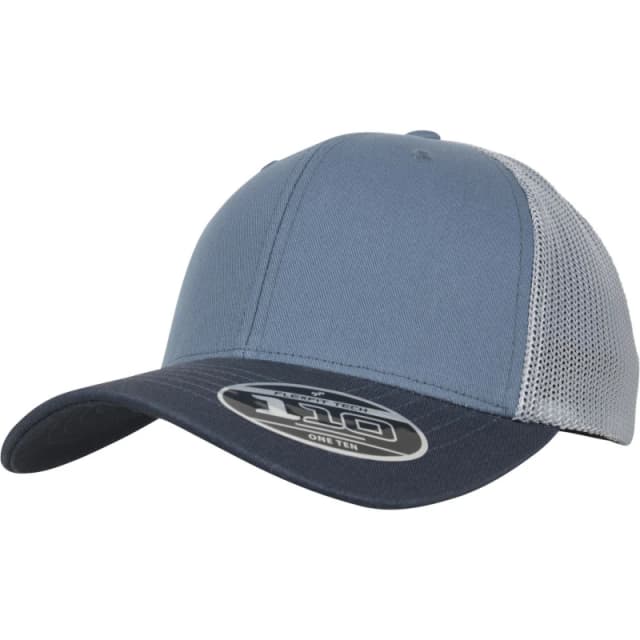 Flexfit by Yupoong Mens 110 Trucker Cap in Duck Egg Blue Duck Egg Blue Male One Size