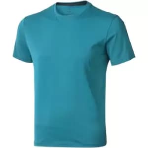 Elevate Mens Nanaimo Short Sleeve T-Shirt (M) (Aqua)