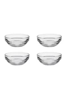 Set of 4 Lys Round Stacking Bowl 6cm