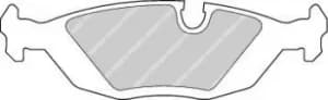 Ferodo FDB296 Brake Pad Set Rear Axle Premier Car