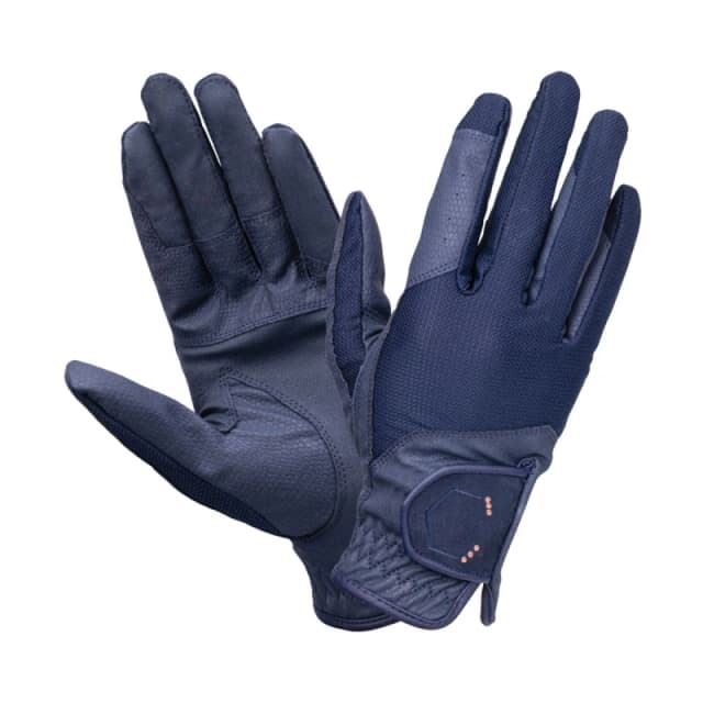 Coldstream Next Generation Blakelaw Diamante Riding Gloves in Navy Size: Small Navy Unisex S