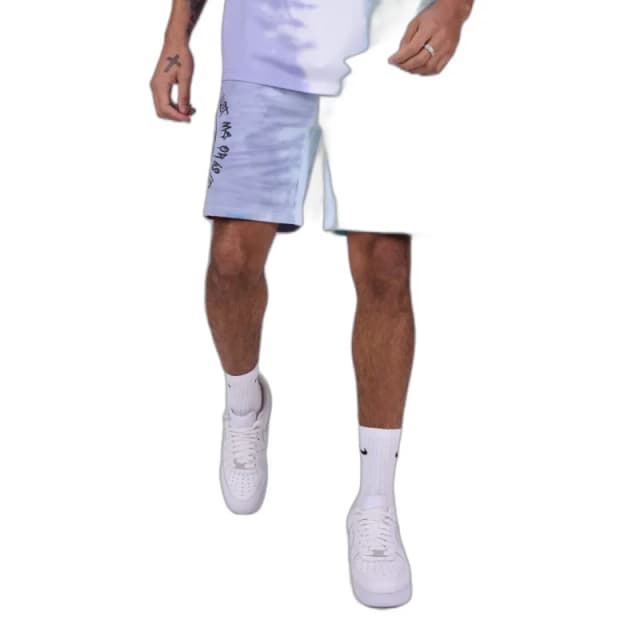 Project X Paris Two-tone gradient smiley shorts Project X Paris Violet Male S