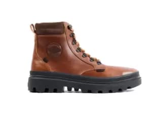 Palladium Boots Mens PALLATROOPER HIKER LEATHER BEESWAX BROWN