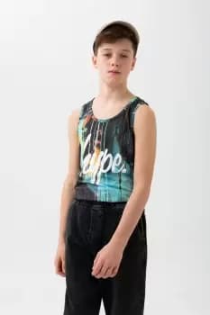 Spray Drips Script Vest