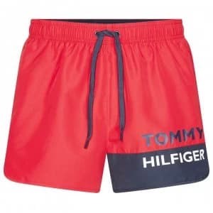 Tommy Bodywear Bold Runner Swim Shorts - Red Glare