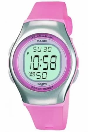 Ladies Casio Classic Alarm Chronograph Watch LW-E11-4AVES