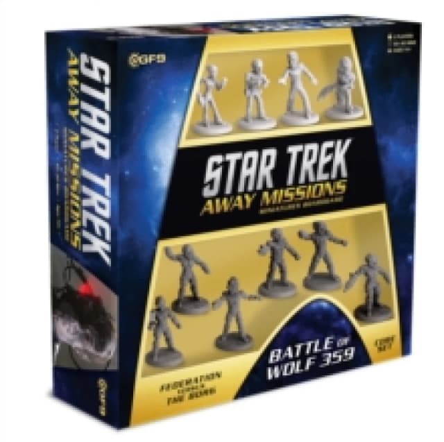 Star Trek Away Teams Starter Set: Wolf 359 (Federation: Riker +3 Vs Locutus +5) Game