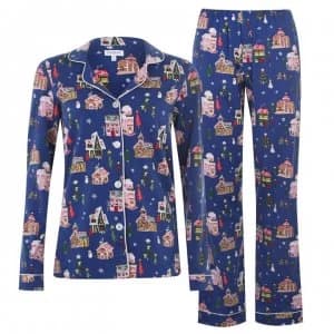 Bedhead Gingerbread Pyjama Set - Gingerbred Vill