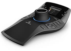 SpaceMouse Enterprise - Left-hand - USB Type-A - Black