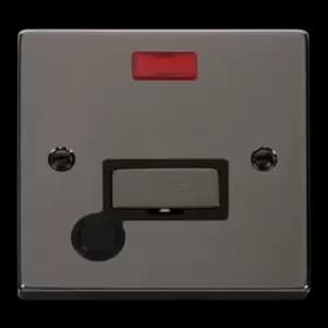 Click Scolmore Deco Ingot 13A Flex Outlet Neon Fused Spur Unit - VPBN553BK