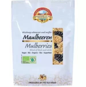 Pearls Of Samarkand Organic Black & White Mulberries - 100g