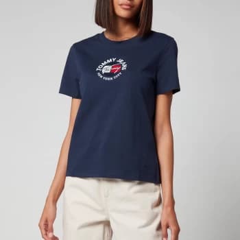 Tommy Jeans Womens Organic Timeless T-Shirt - Twilight Navy - M