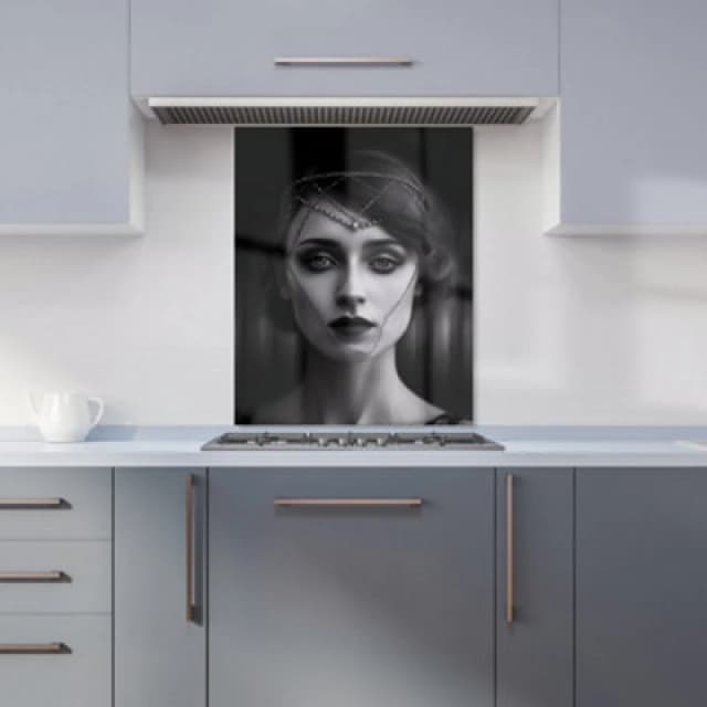Warren Reed Designer Edwardian Ballerina Kitchen Splashback