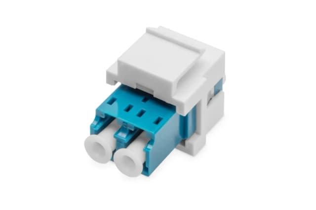 Digitus Fiber optic LC/LC duplex coupler. Singlemode. Keystone module