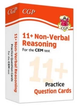 New 11+ CEM Non-Verbal Reasoning Practice Question Cards - Ages 10-11 by CGP Books
