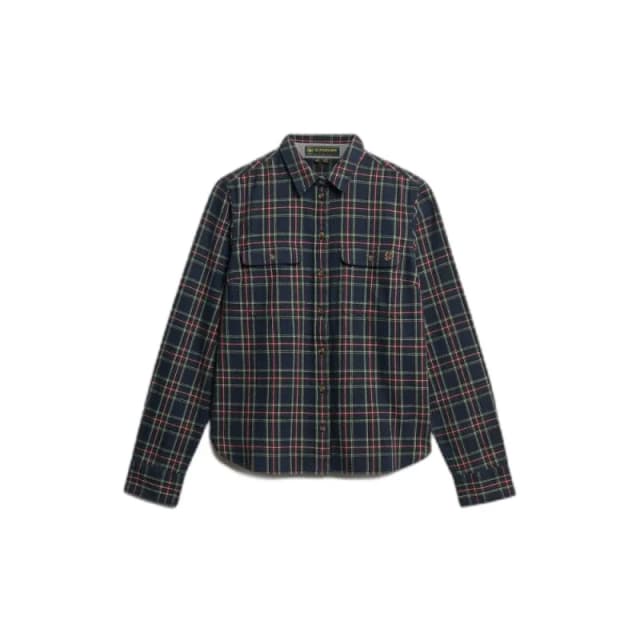 Superdry Checked Shirt Blue With Checks Women 10;8