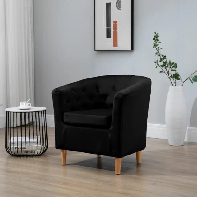 Artemis Home Clio Accent Chair in Black Unisex