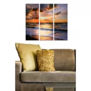 MDF2368551 Multicolor Decorative MDF Painting (3 Pieces)