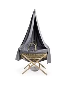 Clair De Lune Muslin Palm 6 Piece Moses & Drape Starter Set - Grey