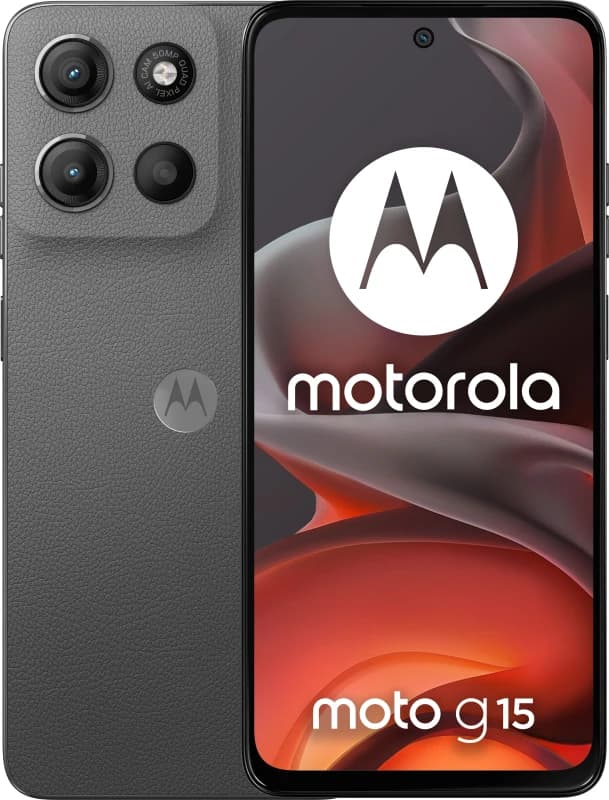 MOTOROLA Moto G15 - 128GB, Grey, Silver/Grey 840023280856