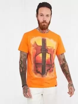 Joe Browns Blow Your Mind Tee - Orange, Size 2XL, Men