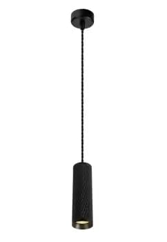 1 Light 20cm Ceiling Pendant Light GU10, Sand Black