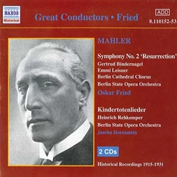 Heinrich Schlusnus - Gustav Mahler - SYMPHONY NO. 2, CD