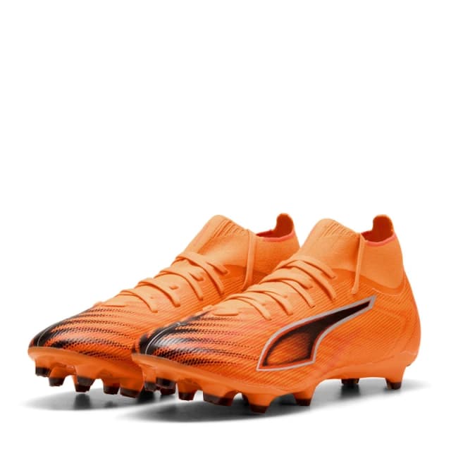 Puma PUMA Puma Ultra 5 Match Adults Firm Ground Football Boots Orange/Black male 11 (46)