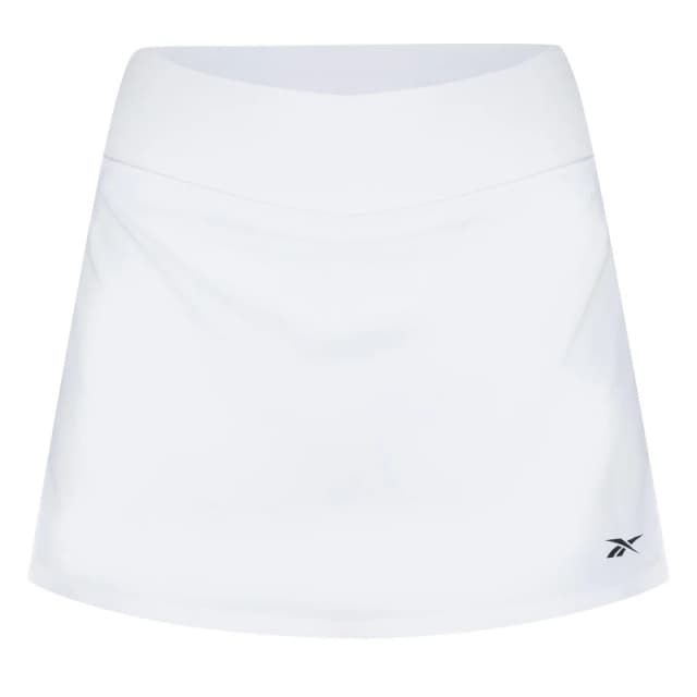 Reebok Workout Ready Vector Skirt Womens Denim Short - White White 4