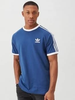 Adidas Originals 3 Stripe California T-Shirt - Navy