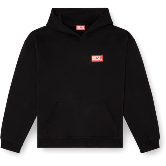 Diesel Label Hoodie - Black S