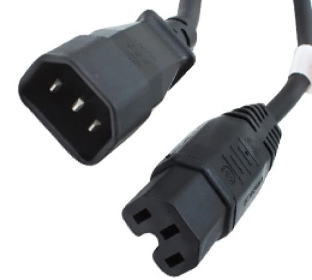Origin Storage 2m Power Cable - PDU to Switch IEC C14(M)-IEC C15(F)