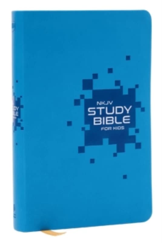 NKJV Study Bible for Kids, Blue Leathersoft: The Premier Study Bible for Kids Leather / fine binding