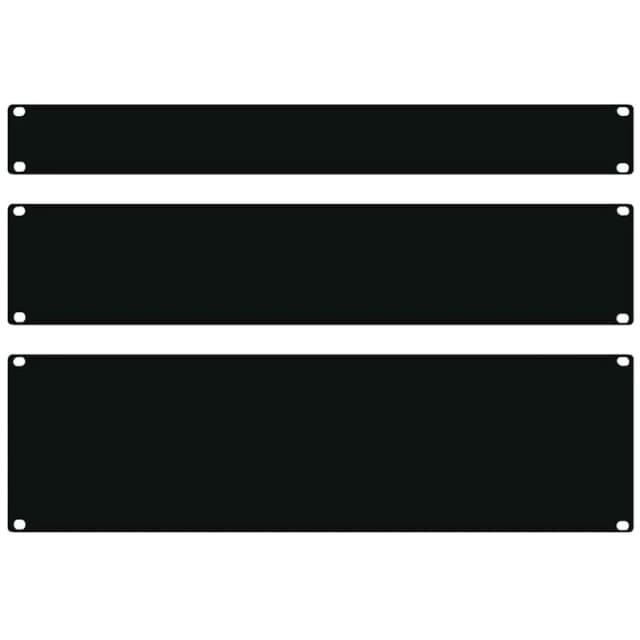 FDL 1U 19" BLANKING PLATE - BLACK