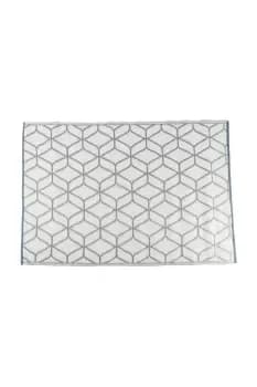 Geometric Pattern Reversible Outdoor Rug