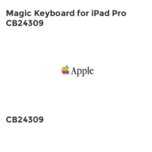 Magic Keyboard for iPad Pro CB24309