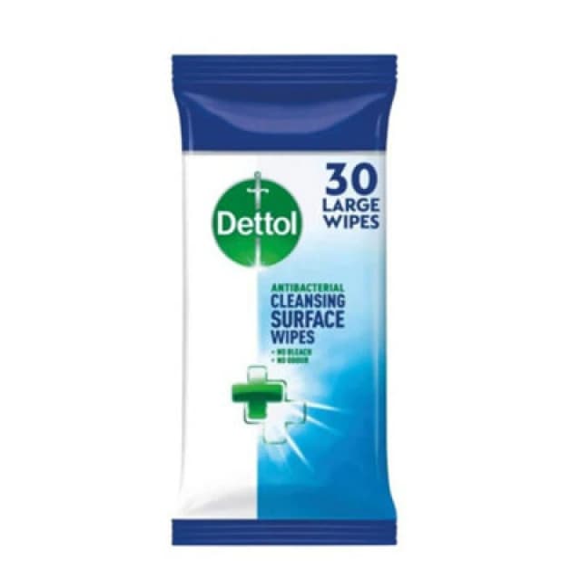 Dettol ANTIBAC CLNSING WIPES X30 P10